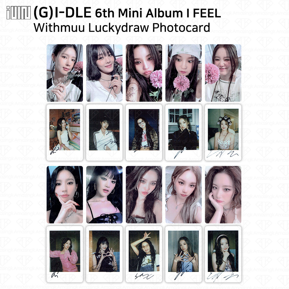 G)I-DLE G-IDLE IDLE 6th Mini Album I Feel Withmuu Lucky Draw