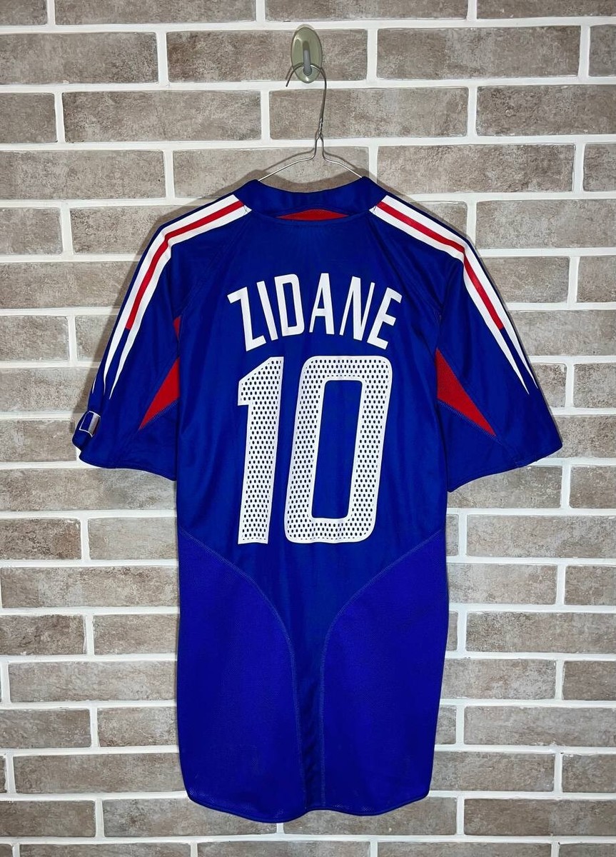 France National Team Zidane 10 2003/04 football Jersey shirt