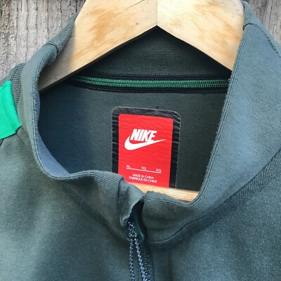 Nike tech fleece RF Roger Federer green tennis full zip Jacket