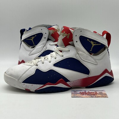 Size 12 - Air Jordan 7 Retro Tinker Alternate Navy Blue Red White