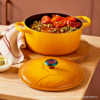 Le Creuset Pokemon Signature Cocotte Ronde 22cm 8.6in Nectar