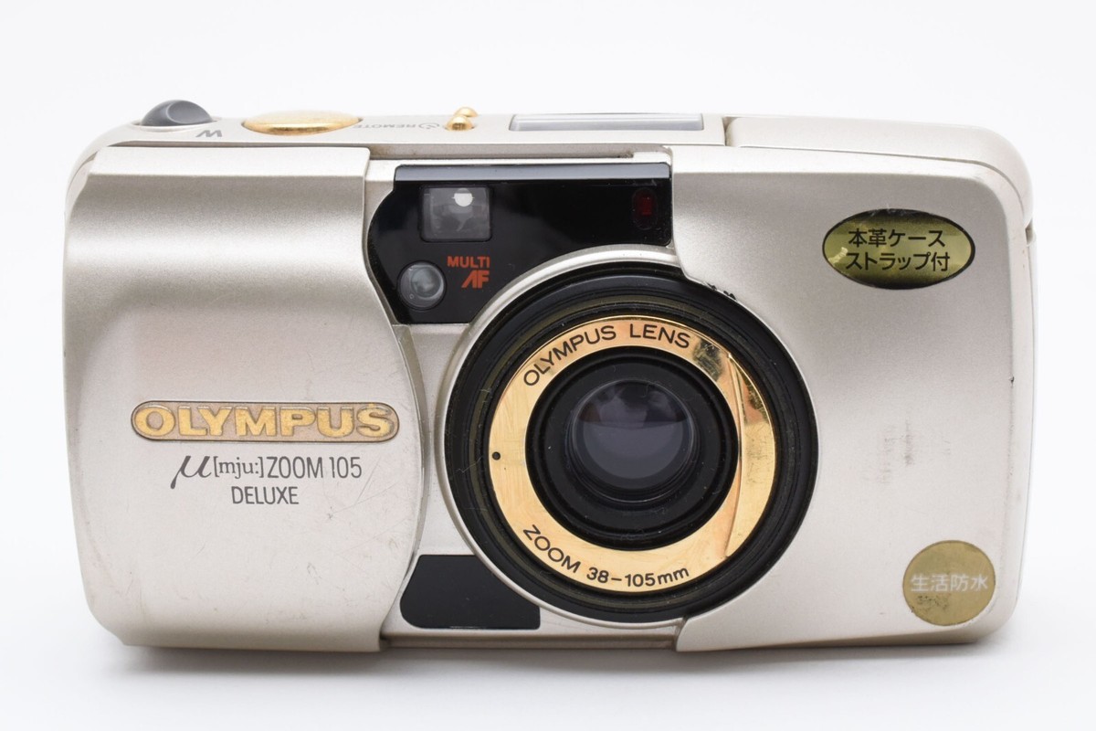 Near MINT -] Olympus μ mju Zoom 105 Deluxe Point & Shoot Film