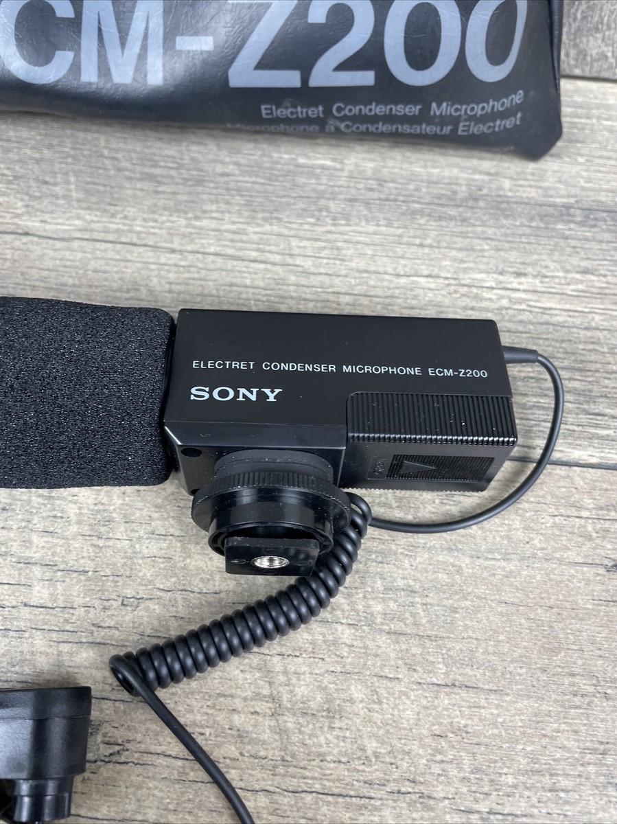 SONY VIDEOCAM Electret Condenser Boom Microphone ECM-Z200 with