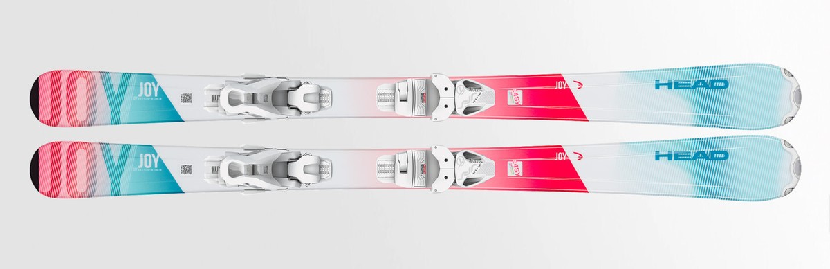 NEW HEAD JOY Skis 117cm Junior Girls + JRS 4.5 gw white adjustable