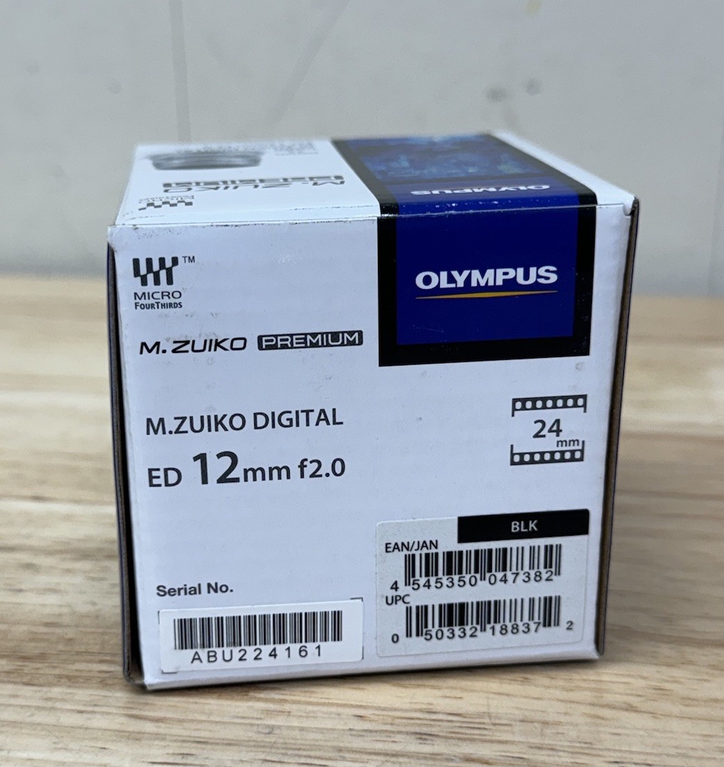 OLYMPUS M. ZUIKO DIGITAL ED 12mm F/2.0 Black | eBay