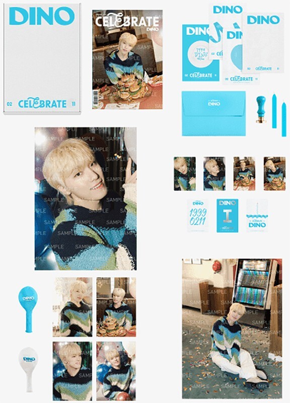 SEVENTEEN DINO HAPPY DAY BIRTHDAY BOX VER.3/Book+Card+Photo+Poster