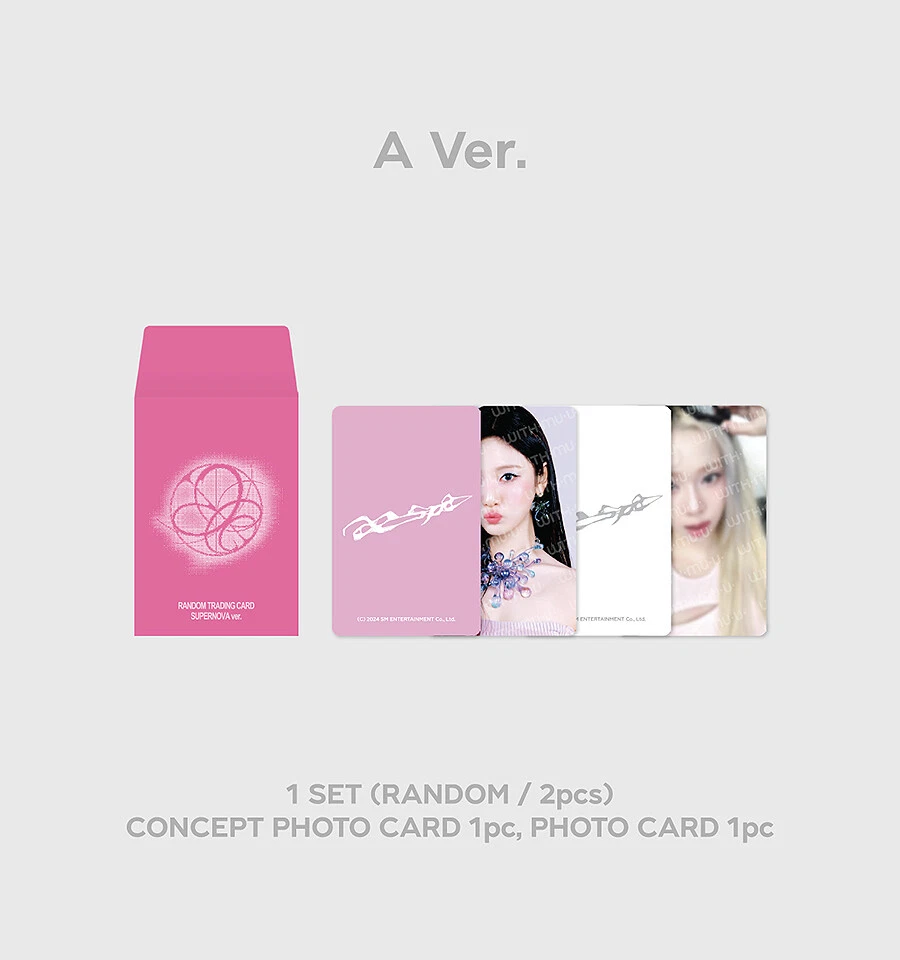 AESPA [ARMAGEDDON] The 1st Album OFFICIAL MD RANDOM TRADING CARD