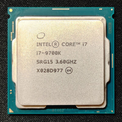Intel Core i7-9700K LGA 1151 3.6 GHz Octa-Core Processor