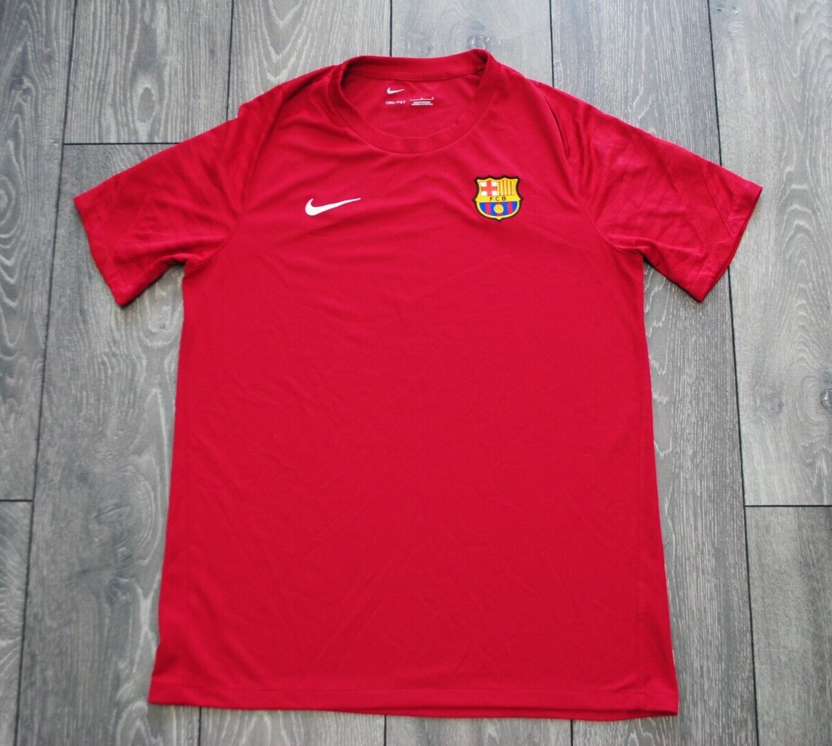 NIKE FC BARCELONA 2021-2022 STRIKE SHORT-SLEEVE SOCCER TOP CW1845