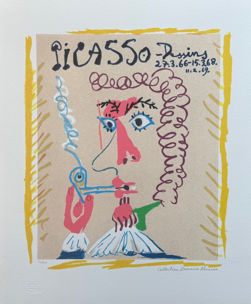 Pablo Picasso DESSINS Estate Signed Stamped Limited Edition Giclee
