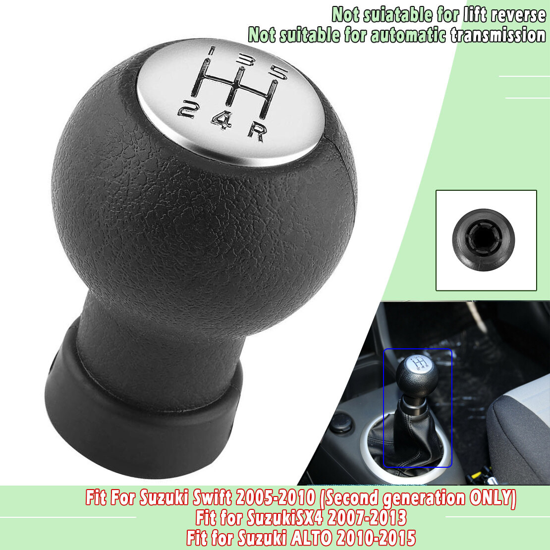 5 Speed Manual For Suzuki Swift SX4 2005-10 Gear Stick Shifter