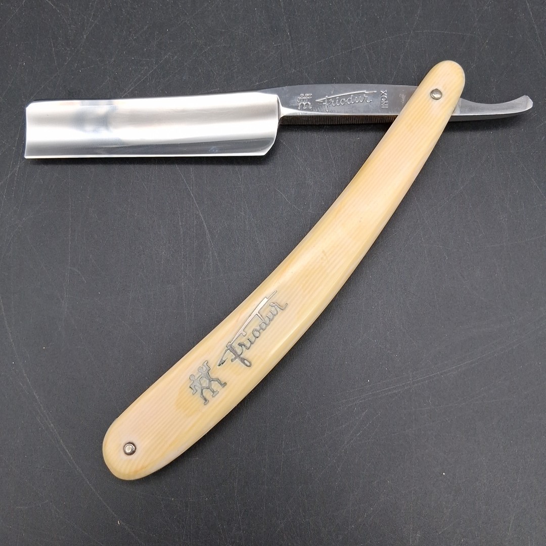 Vintage J.A. Henckels Friodur INOX 17 Straight Razor Solingen