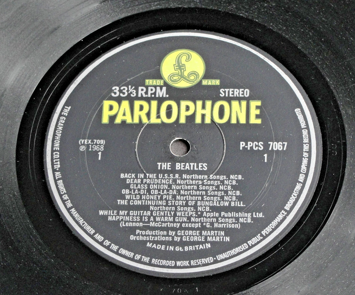 The Beatles White Album UK 1st Press Export British Invasion (2