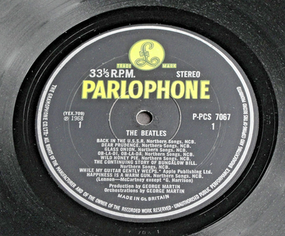 The Beatles White Album UK 1st Press Export British Invasion (2