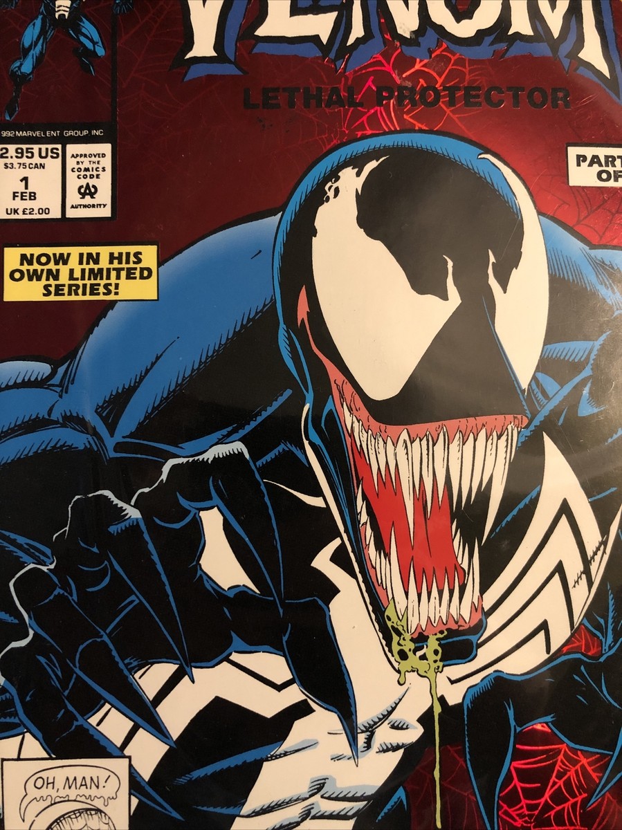 Venom Lethal Protector # 1 Marvel Comics 1993 1st Venom Solo Title