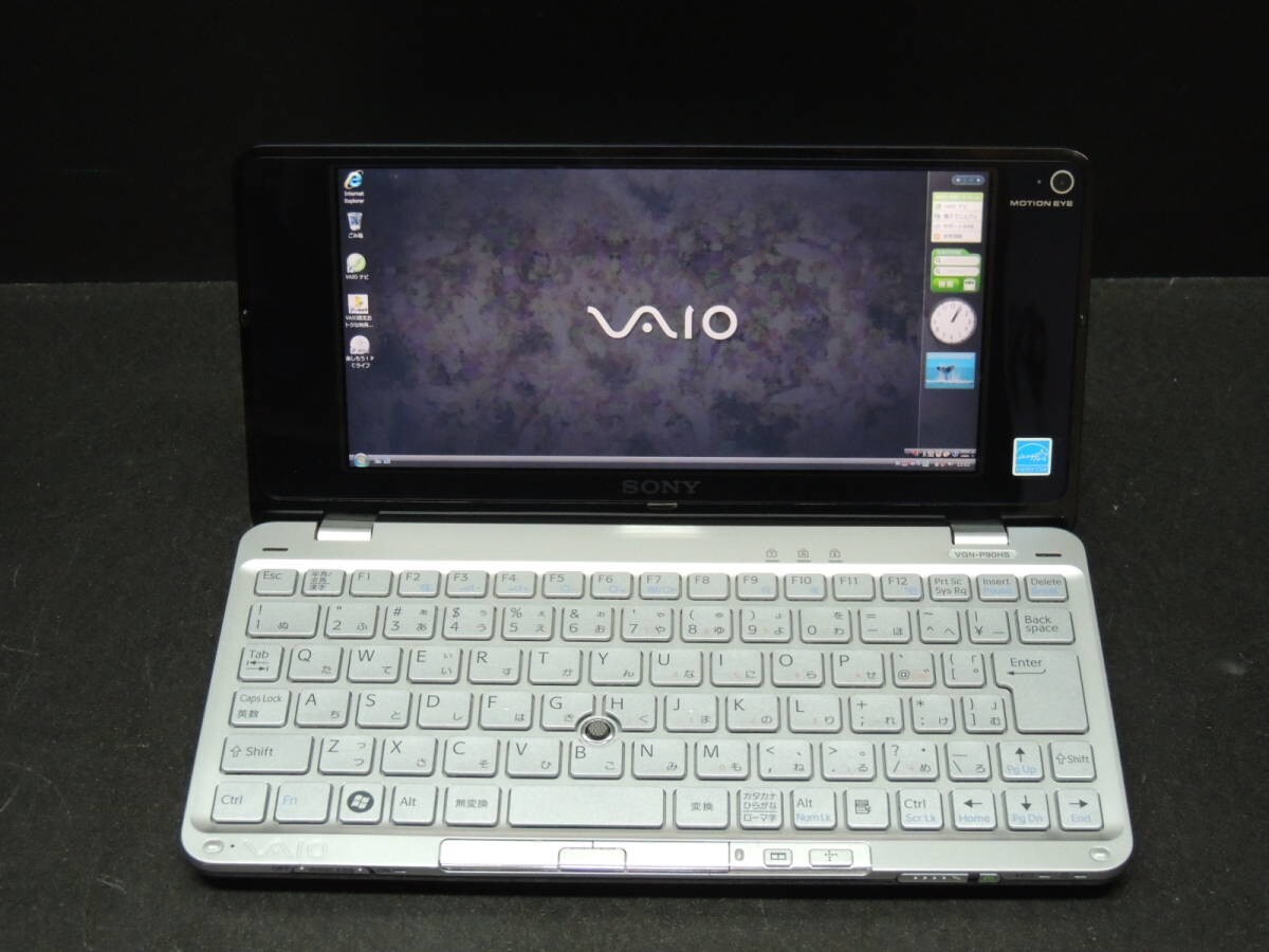 Vaio Type-P VGN-P90HS Laptop SSD 128GB RAM 2GB Intel Atom CPU Z540