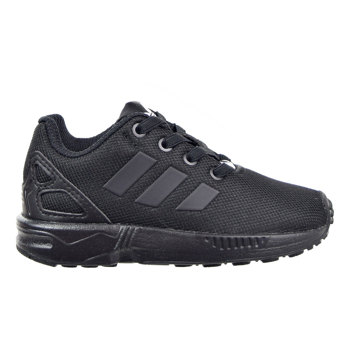Adidas ZX Flux EL I Toddler Shoes Black-Black-Black AF6260 | eBay