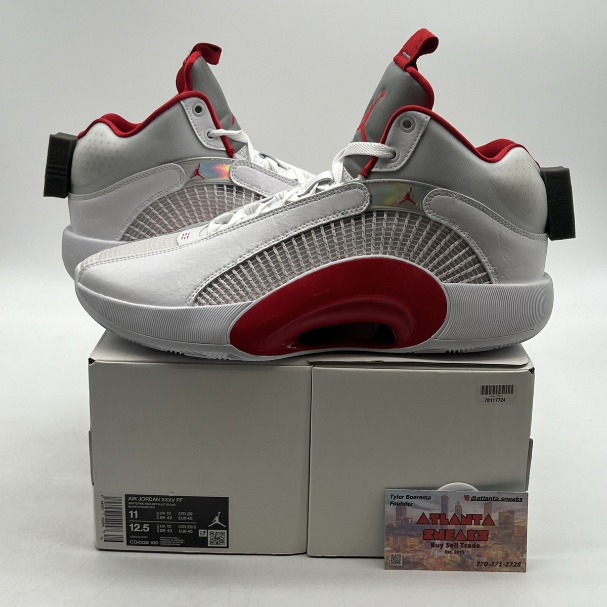 Size 11 - Air Jordan 35 PF Fire Red Alternate Leather (CQ4228-100