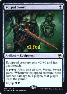 MTG Adventures in the Forgotten Realms AFR Vorpal Sword MINT