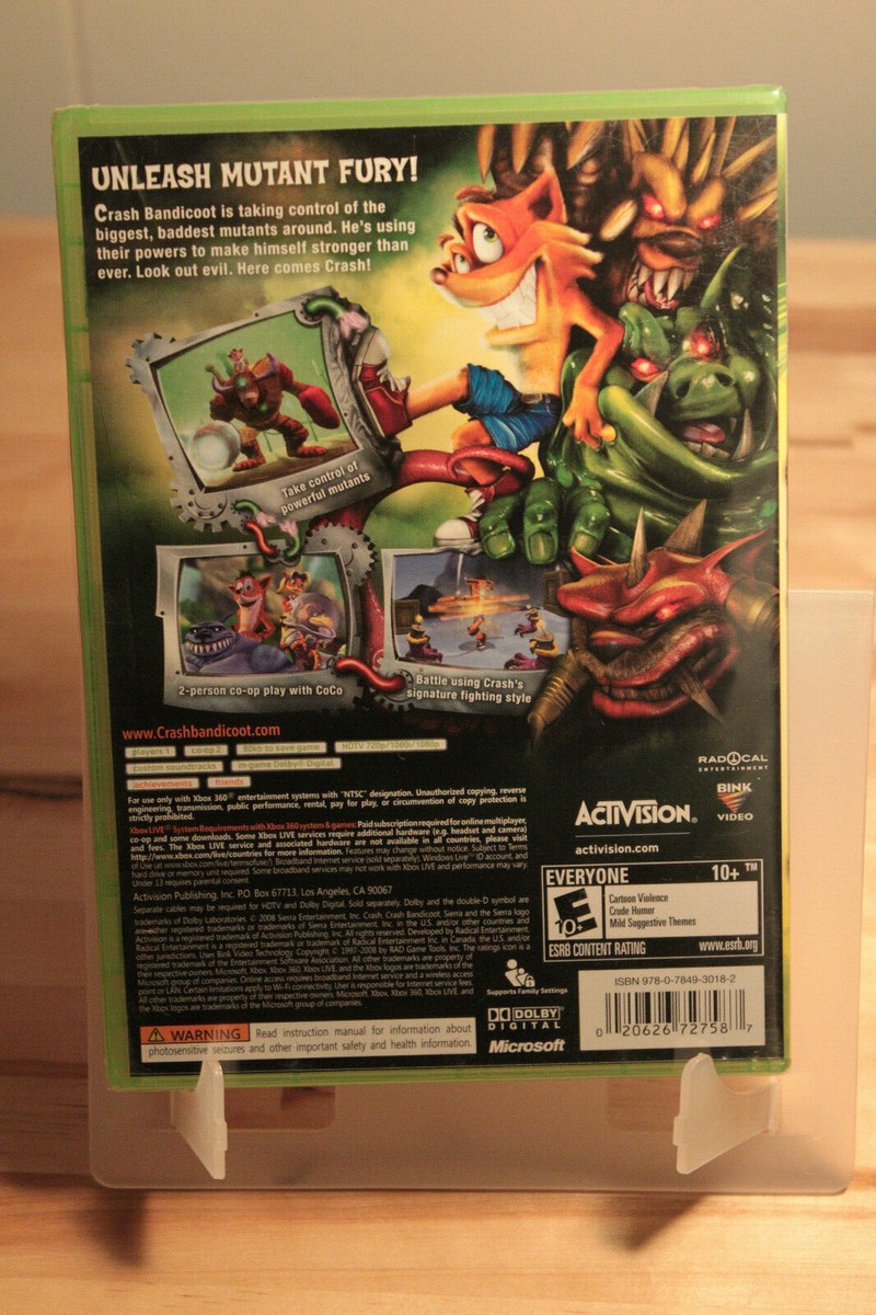 Crash: Mind Over Mutant (Microsoft Xbox 360, 2008) | eBay