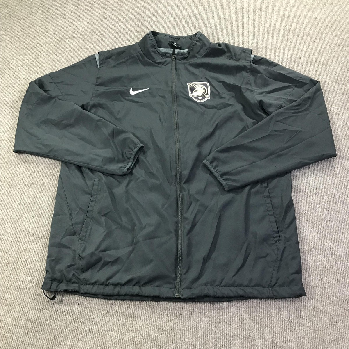 Army Black Knights Jacket Mens XL NCAA Football Nike Dri Fit Full