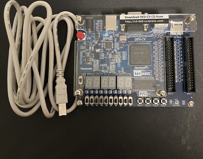 Terasic DE0-CV FPGA Development Board System with Altera Cyclone V