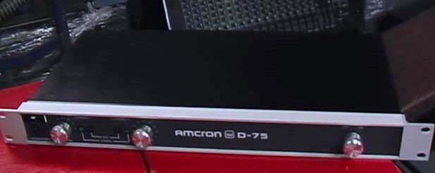 Crown/Amcron D-75 Power Amplifier. Extremely Rare! Mint! | eBay