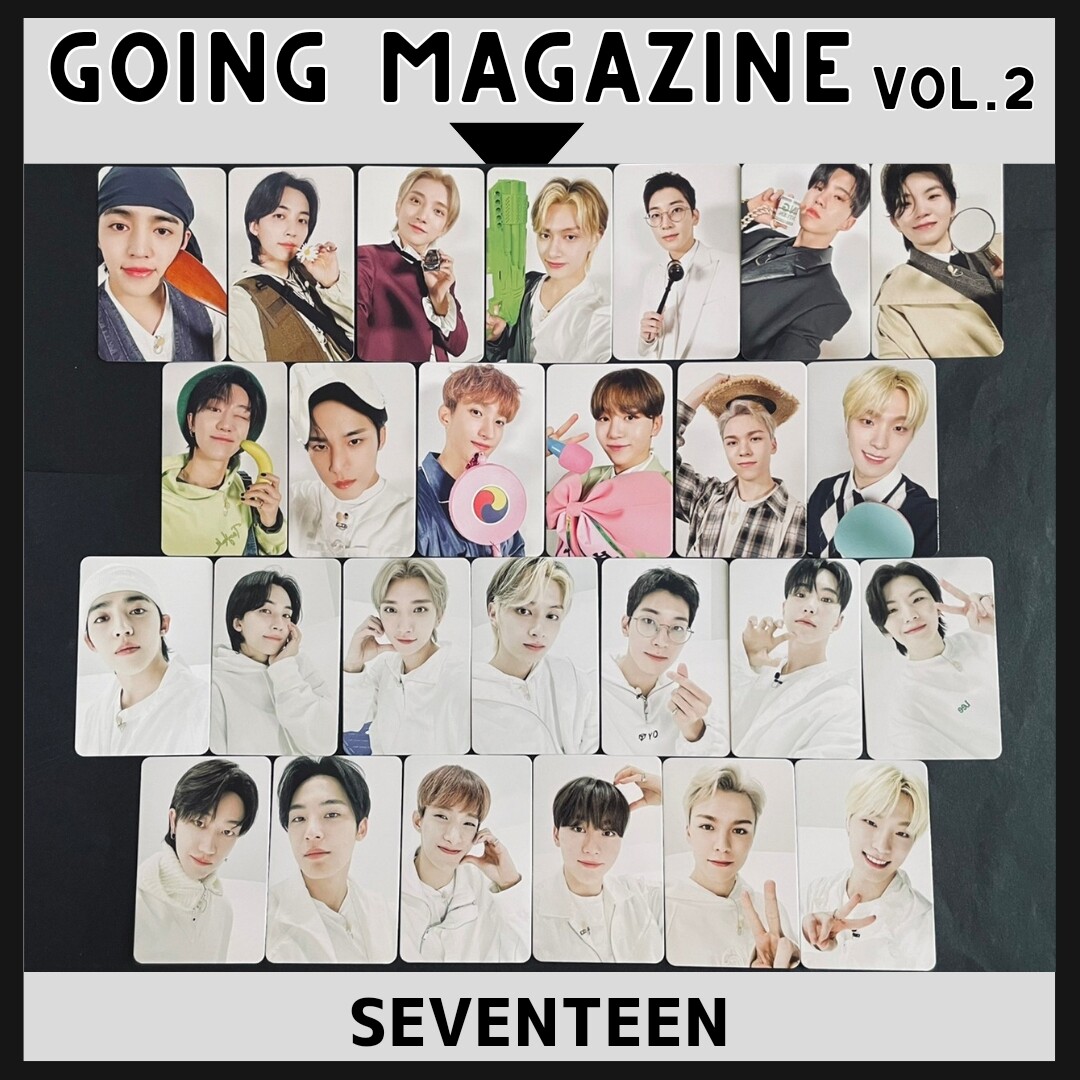 SEVENTEEN Photo Card GOING Magazine Vol.2 2023 Photo Card SVT