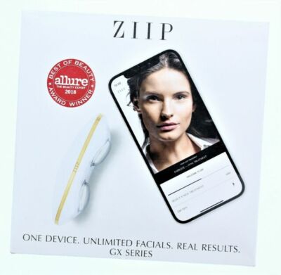 ZIIP GX Beauty Nanocurrent Facial Device with Golden Gel for sale