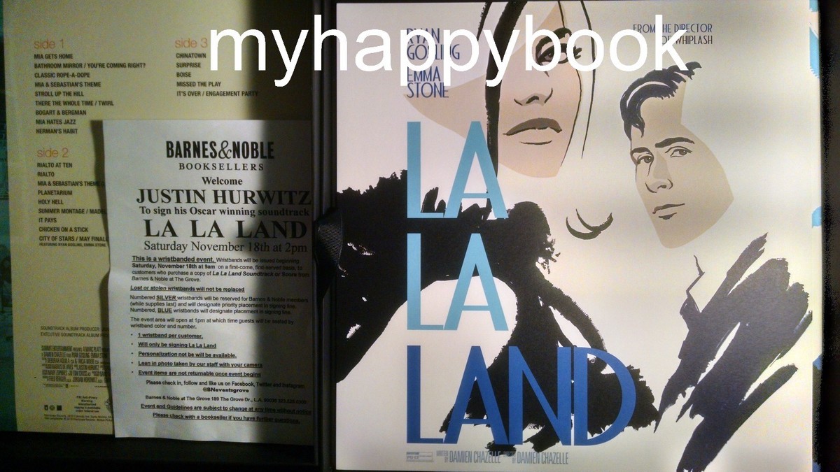 SIGNED La La Land Complete musical experience Vinyl box set Justin