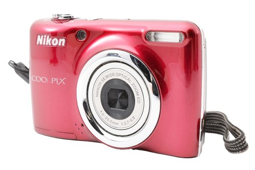Nikon Coolpix A100 Red Compact Camera Used Super Condition fast