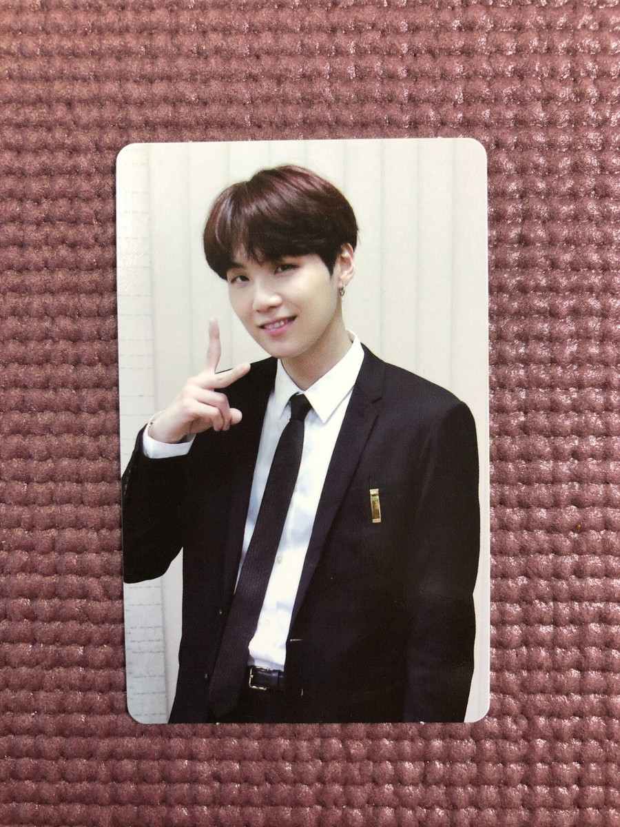 BTS Memories of 2018 DVD Official Photo Card ( Suga ) | eBay