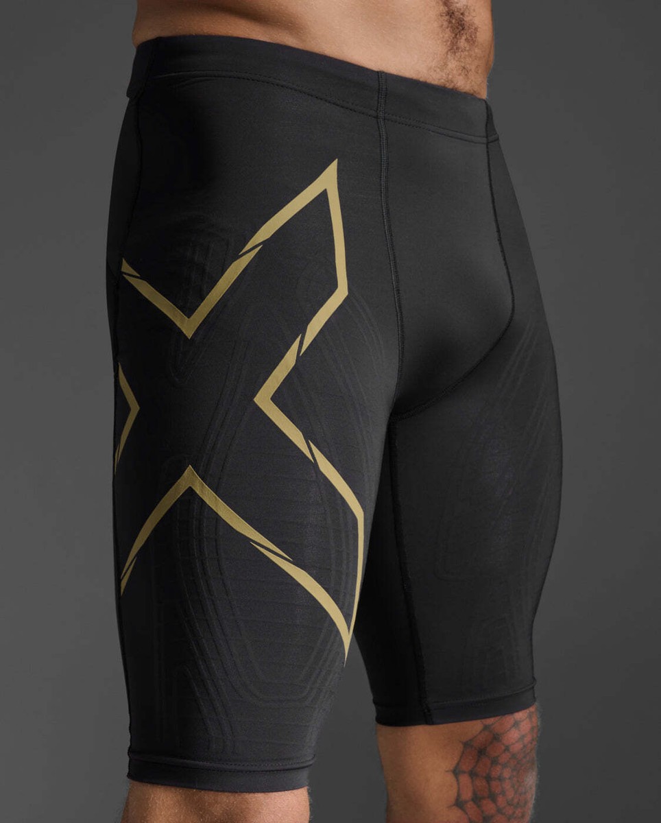 New 2XU Men Light Speed Compression Shorts Running Performance