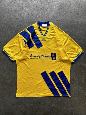 Vintage Rare 1990's Adidas Equipment Template Ukraine Football (XL