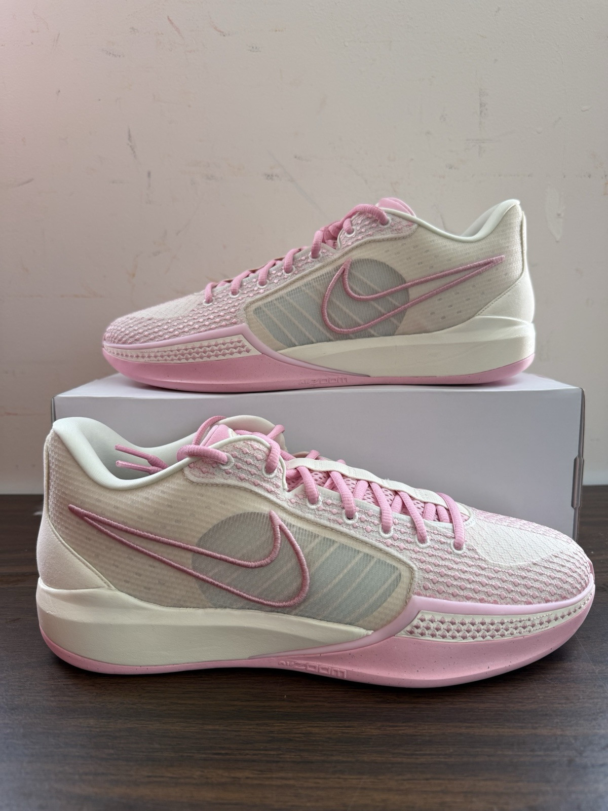 Nike Sabrina 1 Nike By You 'Soft Pink Women's Sz 14/Mens Sz 12.5