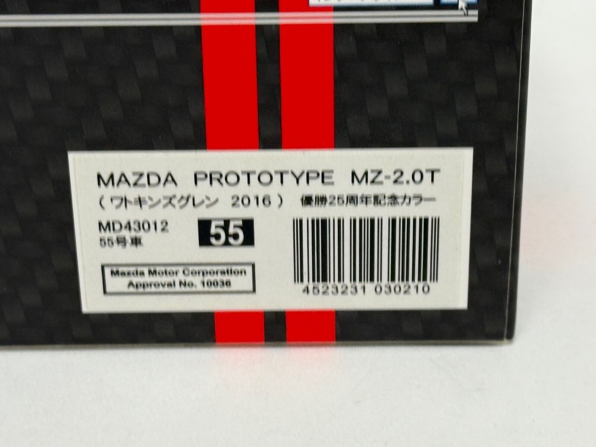 1/43 Modelers Mazda Prototype MZ-2.0 T 2016 IMSA Watkins Glen