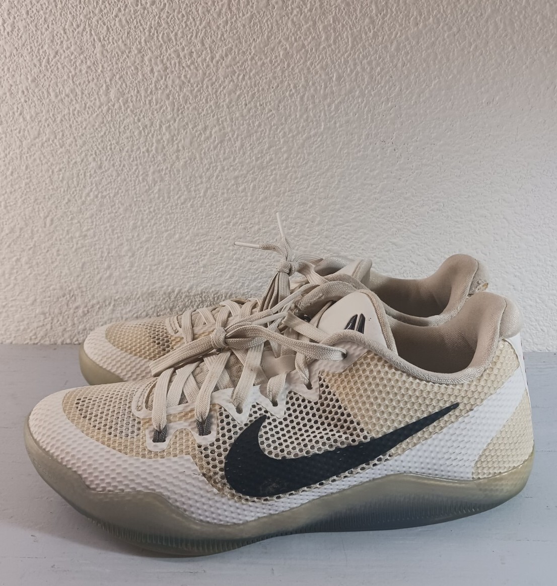 Nike Kobe XI 11 Fundamental White Black Cool Grey Bryant (836183