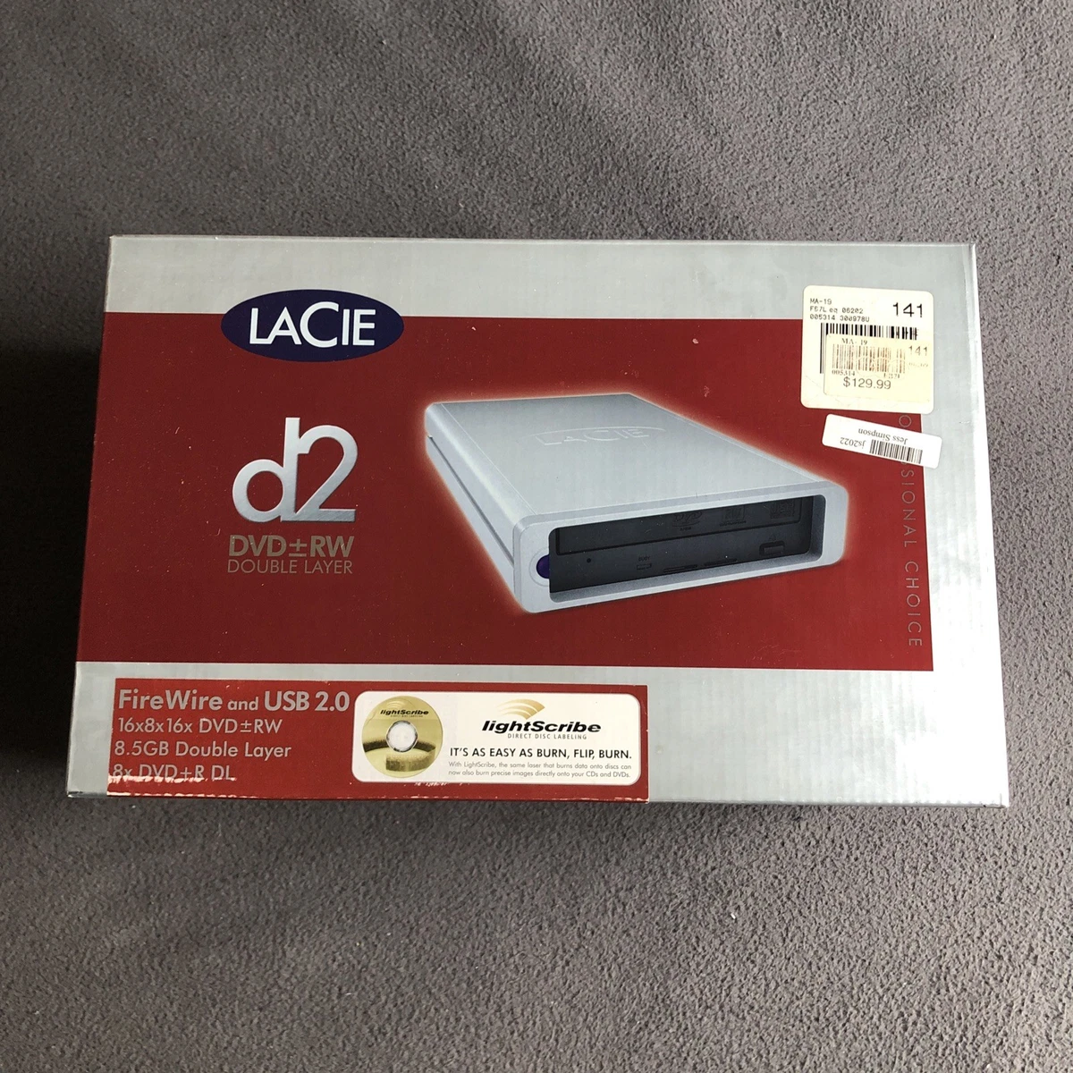 LACIE DVD-RW 【ジャンク品】 LaCie CD-RW CD, DVD & Blu-ray Drives