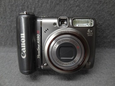 Canon PowerShot A590 IS 8.0MP Digital Camera - Gray for sale