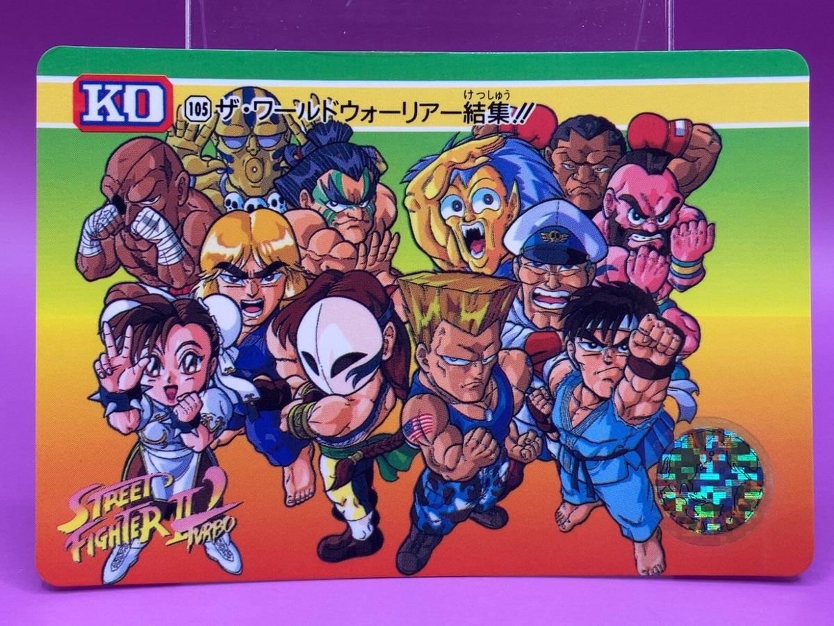 Street Fighter 2 TCG Carddass Super Famicom CAPCOM Video Game Card