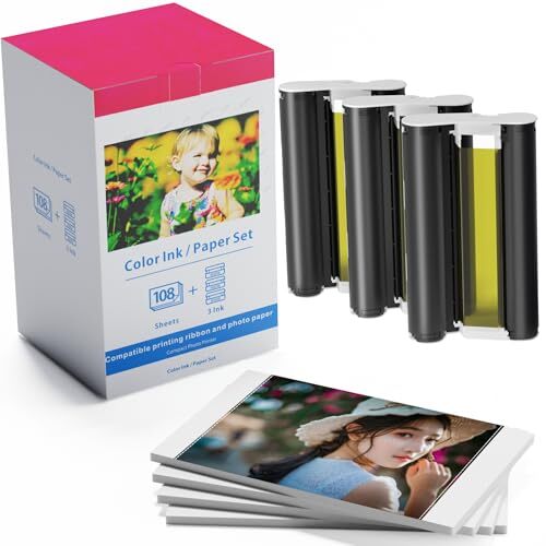 Compatible Canon Selphy CP1500 Ink/Paper Set KL-36IP 3PACK Canon