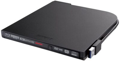 BUFFALO UHD BD Compatible Portable Blu-ray Drive Black BRUHD-PU3