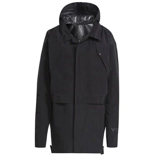ADIDAS Y-3 YOHJI YAMAMOTO CLASSIC DORICO NYLON HOODED PARKA SIZE