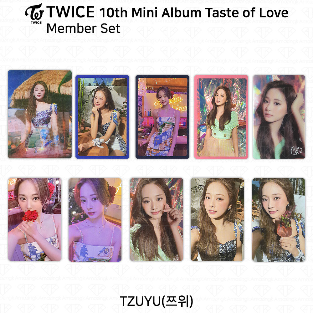 TWICE 10th Mini Album Taste of Love Official Photocard Tzuyu KPOP