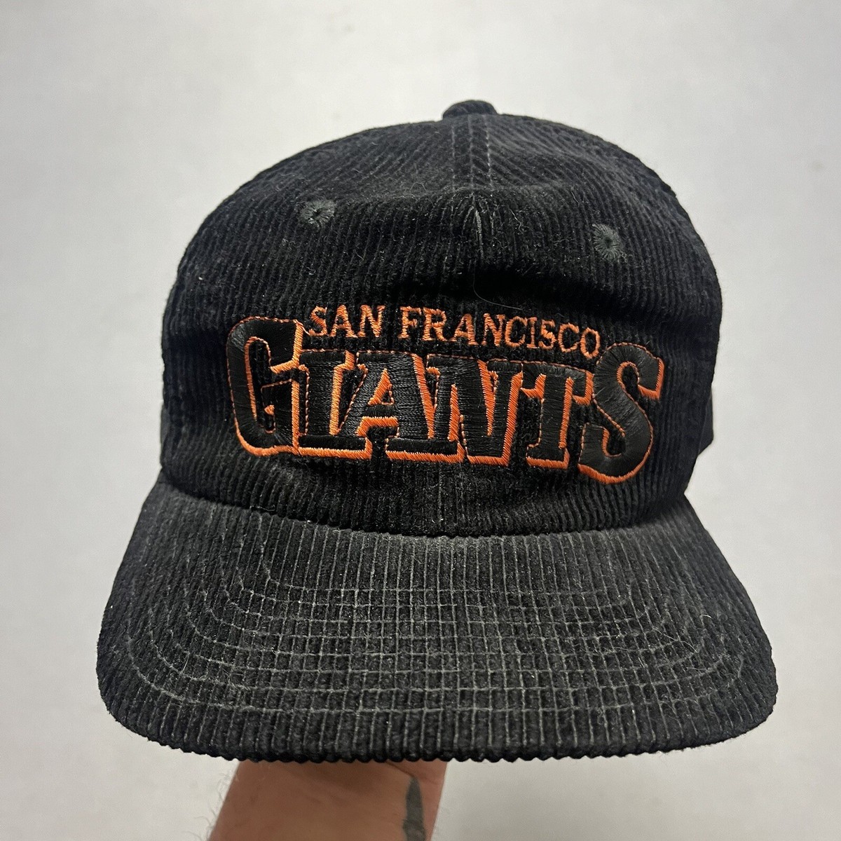 Vintage 90s San Francisco Giants Corduroy Snapback Hat | eBay
