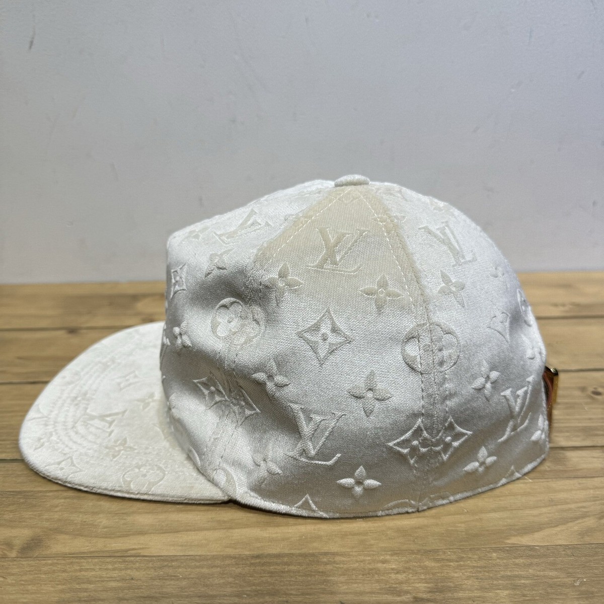 Louis Vuitton MP3421 Monogram Casket Velvet Men's Baseball Cap