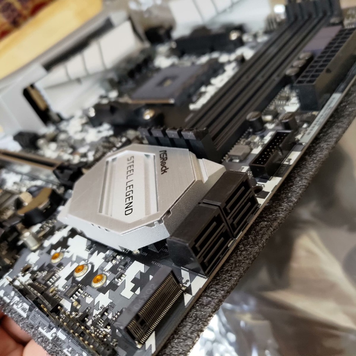 FOR ASROCK B450M Steel Legend AMD AM4 DDR4*4 64GB Micro ATX