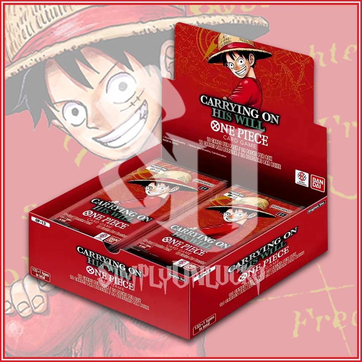 ONE PIECE CARD GAME: CARRYING ON HIS WILL BOOSTER BOX OP13 English