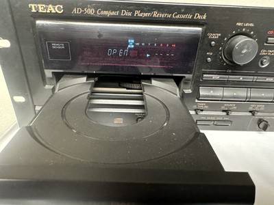 TEAC AD-500 CD Player and Reversing Cassette Recording Deck | eBay
