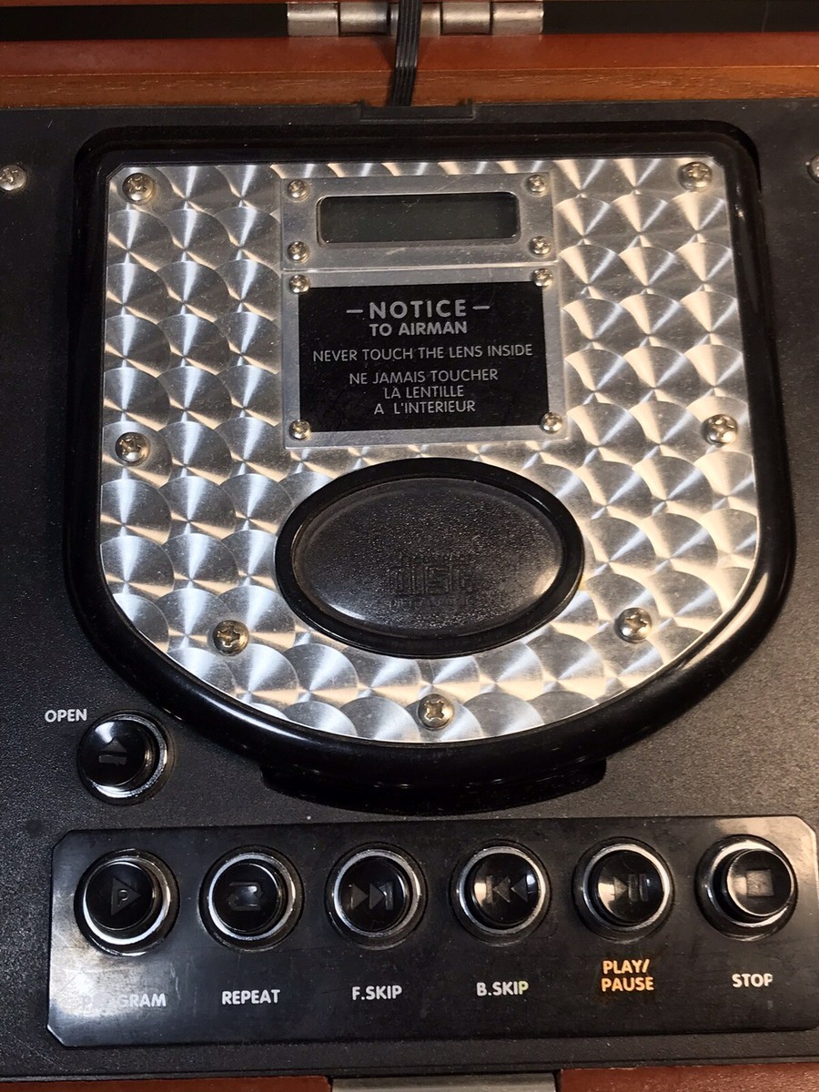 Ryan NX-211 Retro Spirit of St Louis AM/FM/CD/Cassette Stereo